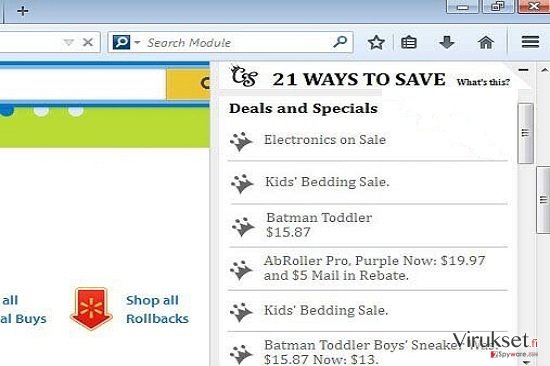 21 Ways To Save Deals and Specials kuvankaappaus 21 Ways To Save Deals and Specials kuvankaappaus