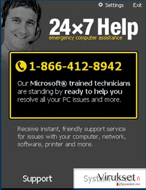 24x7 Help kuvankaappaus 24x7 Help kuvankaappaus