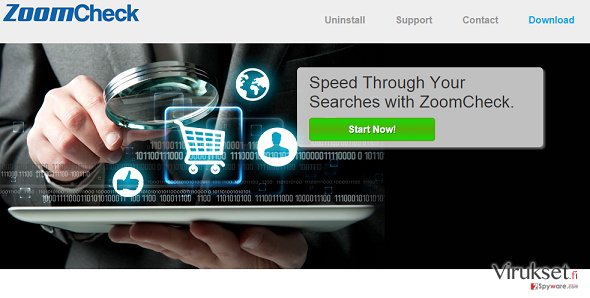 ZoomCheck mainokset kuvankaappaus ZoomCheck mainokset kuvankaappaus