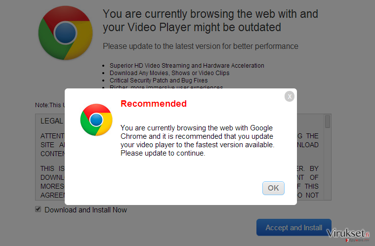 "Outdated Java Plugin Detected" virus kuvankaappaus "Outdated Java Plugin Detected" virus kuvankaappaus