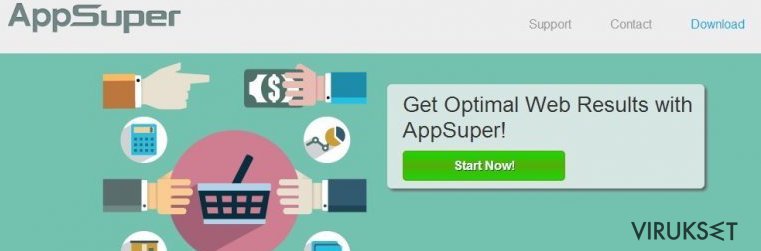 AppSuper mainokset kuvankaappaus AppSuper mainokset kuvankaappaus