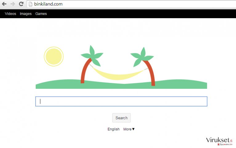 Binkiland Search kuvankaappaus Binkiland Search kuvankaappaus