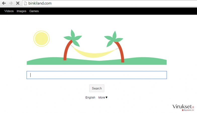 Binkiland.com virus kuvankaappaus Binkiland.com virus kuvankaappaus