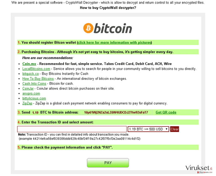 CryptoWall 4.0 kuvankaappaus CryptoWall 4.0 kuvankaappaus