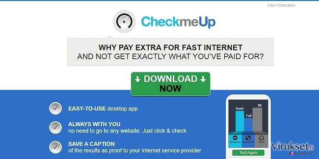 CheckMeUp Mainokset kuvankaappaus CheckMeUp Mainokset kuvankaappaus