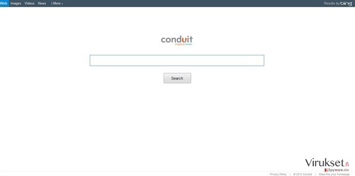 Search.conduit.com Virus kuvankaappaus Search.conduit.com Virus kuvankaappaus