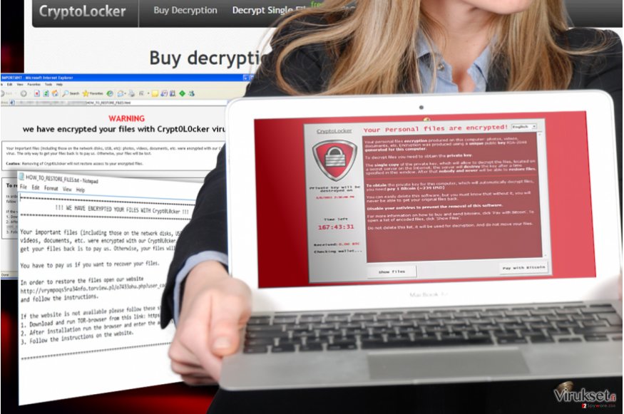 Crypt0L0cker virus kuvankaappaus Crypt0L0cker virus kuvankaappaus
