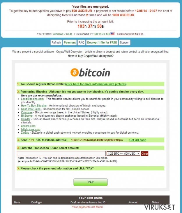CryptoWall virus kuvankaappaus CryptoWall virus kuvankaappaus