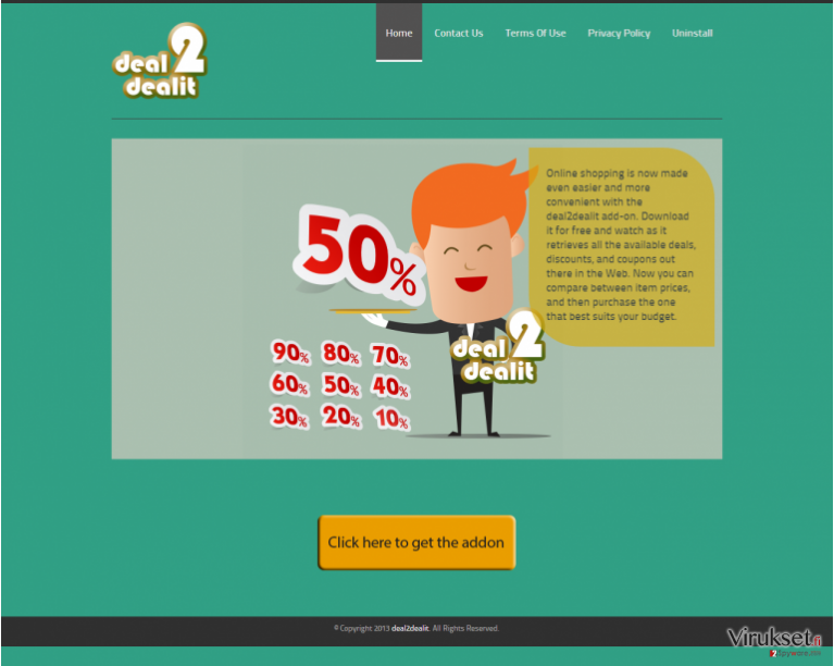 Deal2dealit virus kuvankaappaus Deal2dealit virus kuvankaappaus