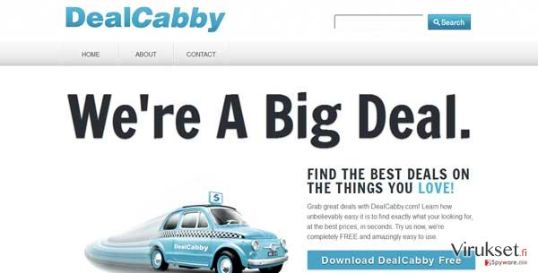 DealCabby virus kuvankaappaus DealCabby virus kuvankaappaus