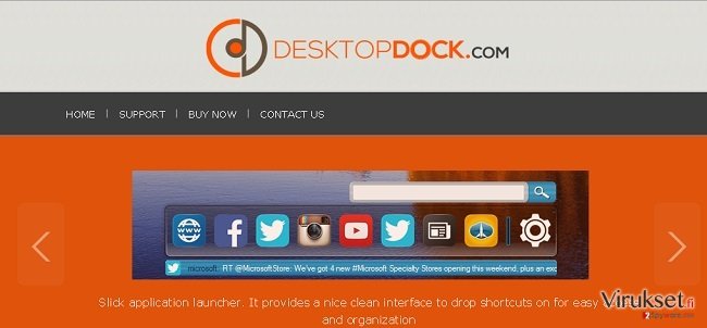 Desktop Dock mainokset kuvankaappaus Desktop Dock mainokset kuvankaappaus