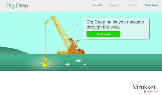 Dig Deep mainokset kuvankaappaus Dig Deep mainokset kuvankaappaus