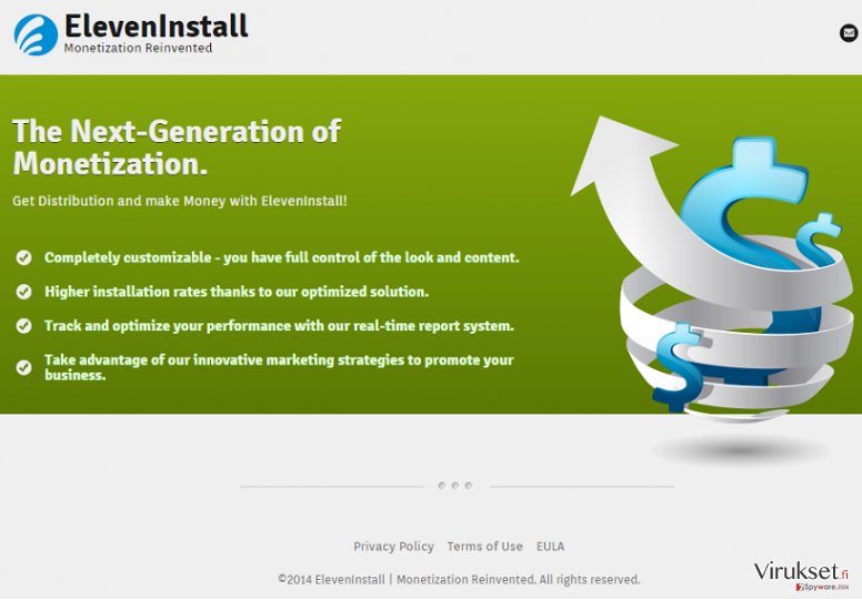 ElevenInstall mainokset kuvankaappaus ElevenInstall mainokset kuvankaappaus