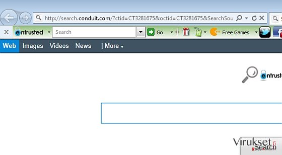 Entrusted Toolbar kuvankaappaus Entrusted Toolbar kuvankaappaus