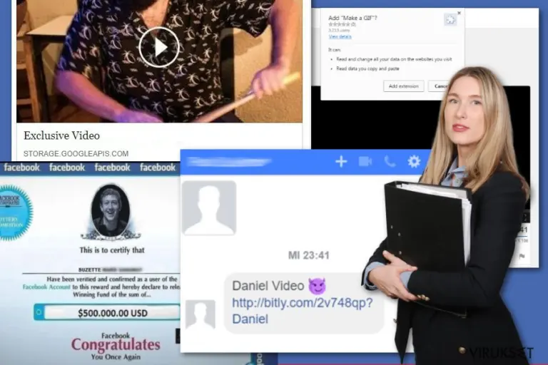 Facebook scams examples