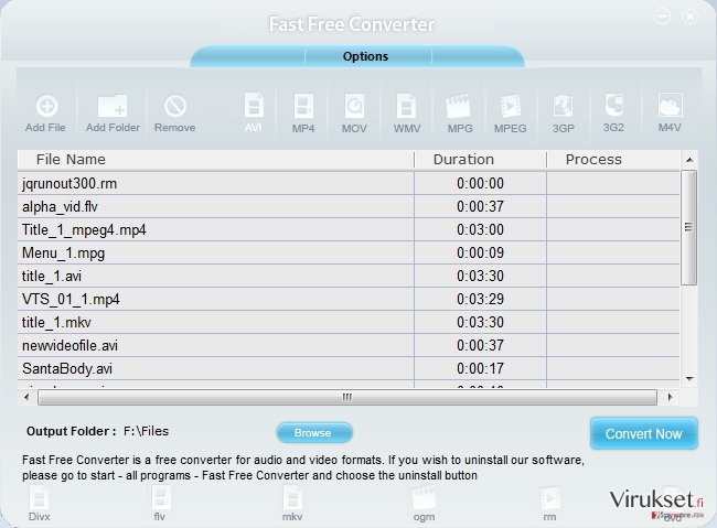 Fast Free Converter kuvankaappaus Fast Free Converter kuvankaappaus
