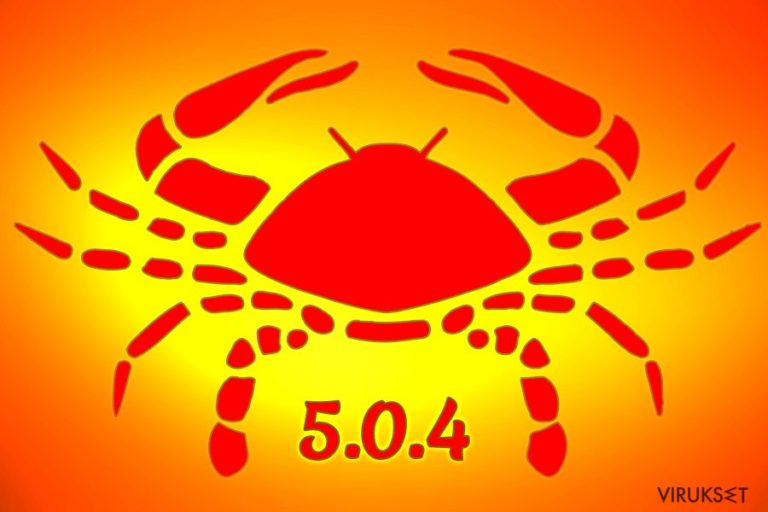 GandCrab 5.0.4 lunnasohjelma