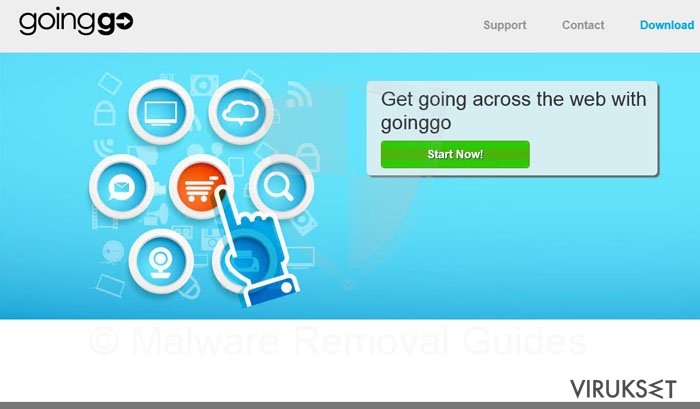 GoingGo virus kuvankaappaus GoingGo virus kuvankaappaus