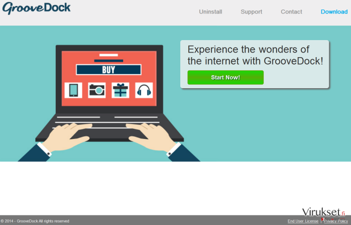 GrooveDock Mainokset ja GrooveDock Deals kuvankaappaus GrooveDock Mainokset ja GrooveDock Deals kuvankaappaus