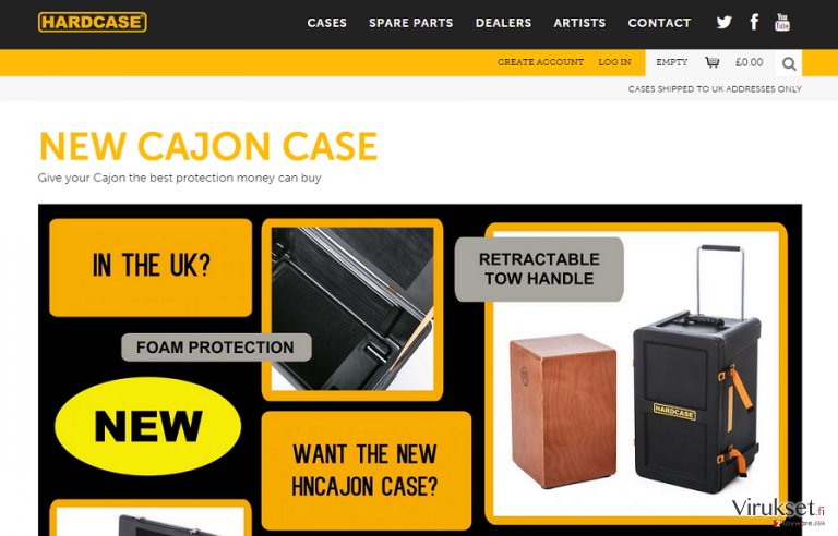 Hard Case mainokset kuvankaappaus Hard Case mainokset kuvankaappaus