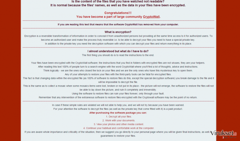 CryptoWall 4.0 CryptoWall 4.0