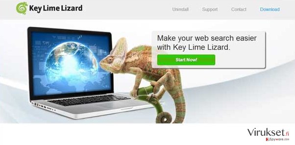 Key Lime Lizard virus kuvankaappaus Key Lime Lizard virus kuvankaappaus