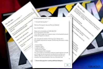 ”Microsoft Warning Alert” Tech support scam virus