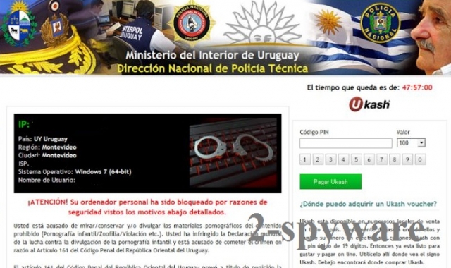 Ministerio del Interior de Uruguay virus kuvankaappaus Ministerio del Interior de Uruguay virus kuvankaappaus