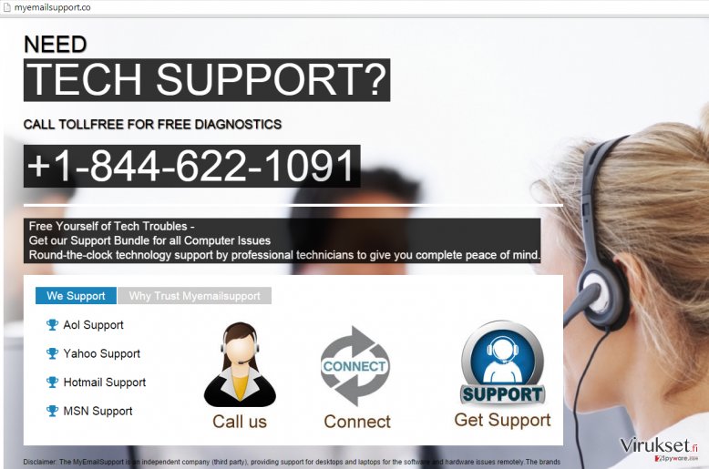 Myemailsupport.co Mainokset kuvankaappaus Myemailsupport.co Mainokset kuvankaappaus