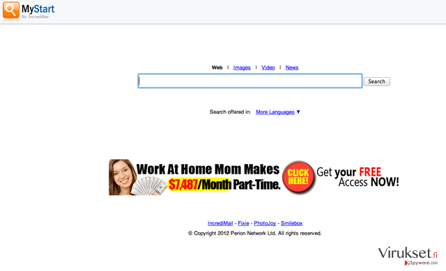MyStart Search Protection kuvankaappaus MyStart Search Protection kuvankaappaus