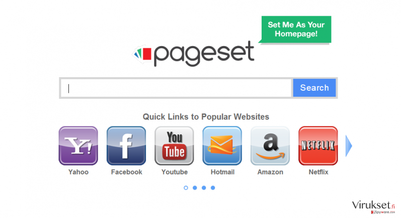 Pageset.com virus kuvankaappaus Pageset.com virus kuvankaappaus