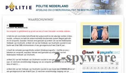 Politie Nederland virus kuvankaappaus Politie Nederland virus kuvankaappaus