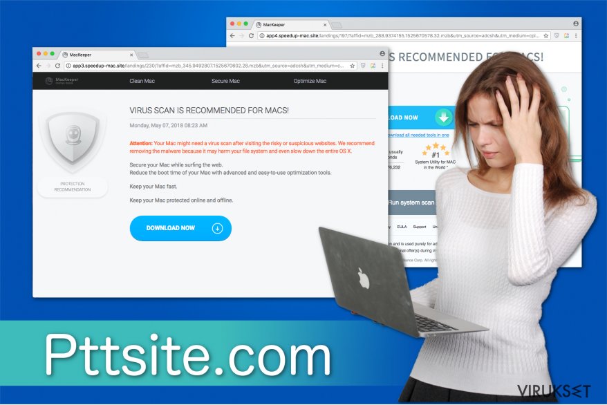 Pttsite.com mainosohjelman esimerkki
