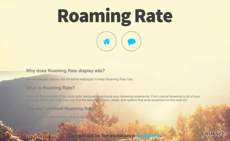 Roaming Rate mainokset kuvankaappaus Roaming Rate mainokset kuvankaappaus