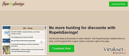 RopeInSavings mainokset kuvankaappaus RopeInSavings mainokset kuvankaappaus