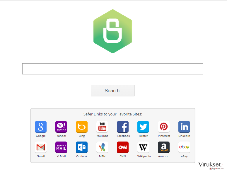 Safer Browser virus kuvankaappaus Safer Browser virus kuvankaappaus