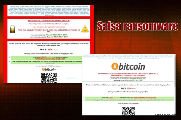 Salsa ransomware virus