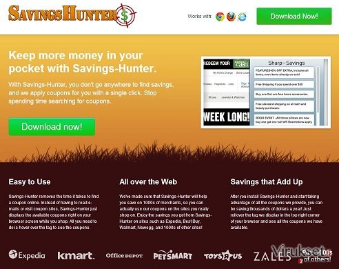 Savings Hunter kuvankaappaus Savings Hunter kuvankaappaus