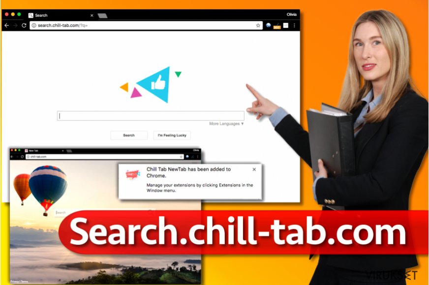Search.chill-tab.com selaimen kaappaaja