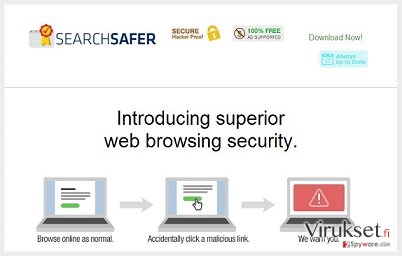 Search Safer virus kuvankaappaus Search Safer virus kuvankaappaus