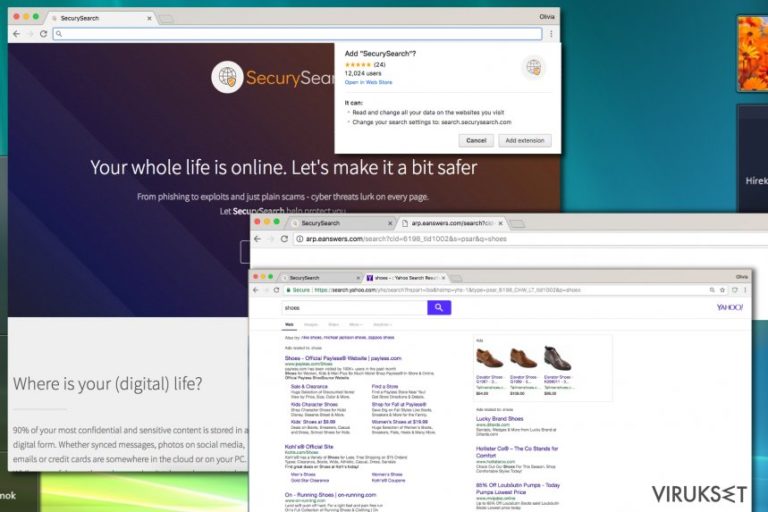 Search.securysearch.com uudelleenohjaus virus