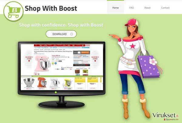 Shop with Boost virus kuvankaappaus Shop with Boost virus kuvankaappaus