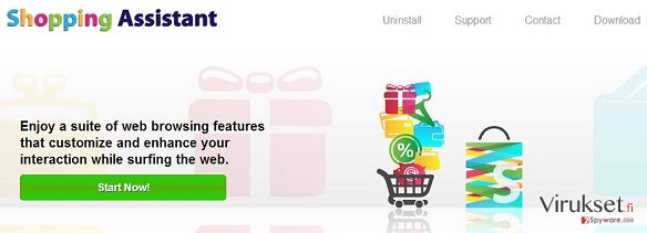 Shopping Assistant mainokset kuvankaappaus Shopping Assistant mainokset kuvankaappaus