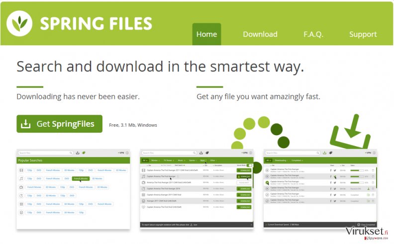 SpringFiles virus kuvankaappaus SpringFiles virus kuvankaappaus