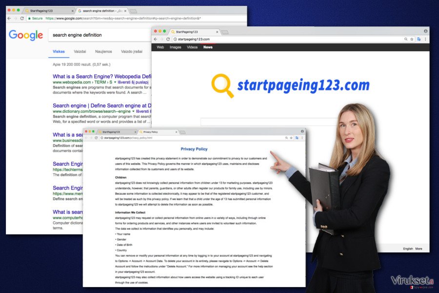 StartPageing123 viruksen kuva StartPageing123 viruksen kuva