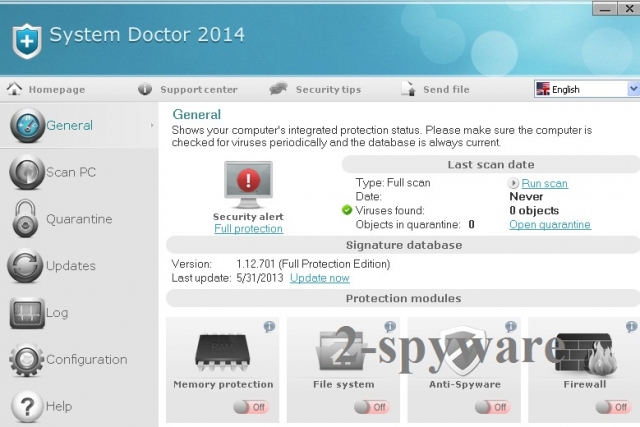 System Doctor 2014 kuvankaappaus System Doctor 2014 kuvankaappaus