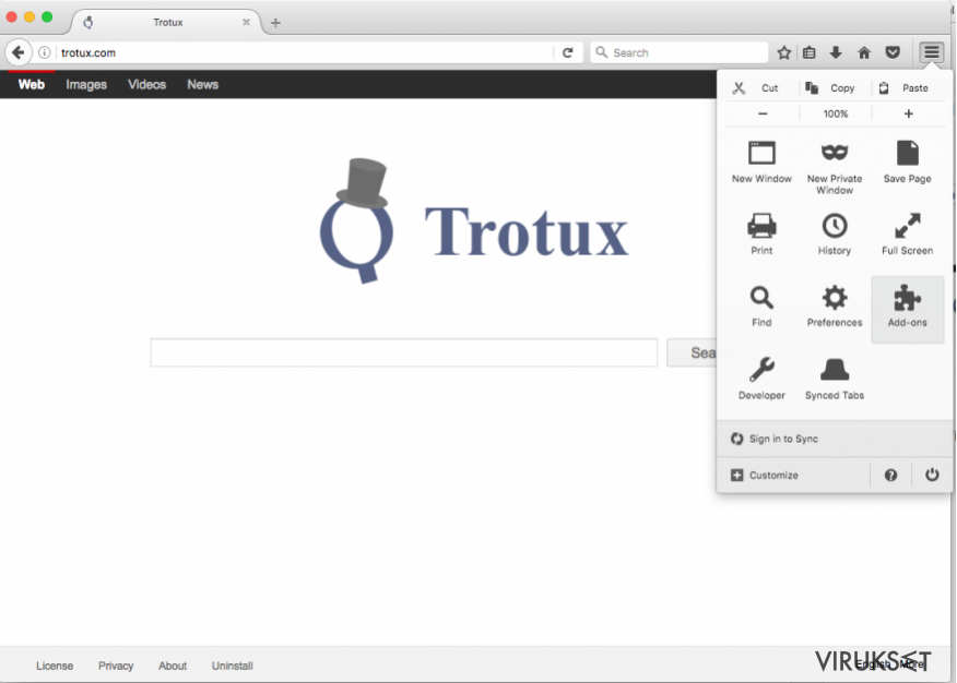 Trotux.com virus kuvankaappaus Trotux.com virus kuvankaappaus