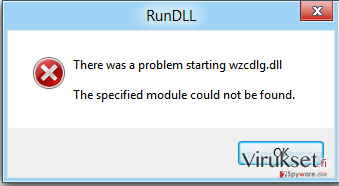 The specified module could not be found kuvankaappaus The specified module could not be found kuvankaappaus