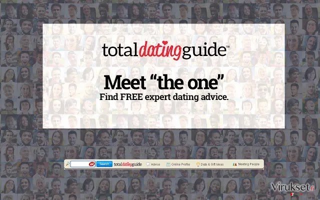 Total Dating Guide Työkalupalkki kuvankaappaus Total Dating Guide Työkalupalkki kuvankaappaus