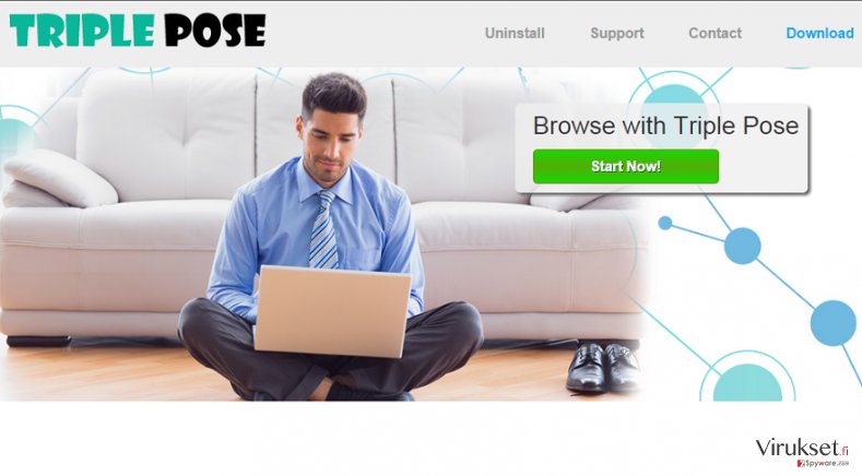 Triple Pose mainokset kuvankaappaus Triple Pose mainokset kuvankaappaus